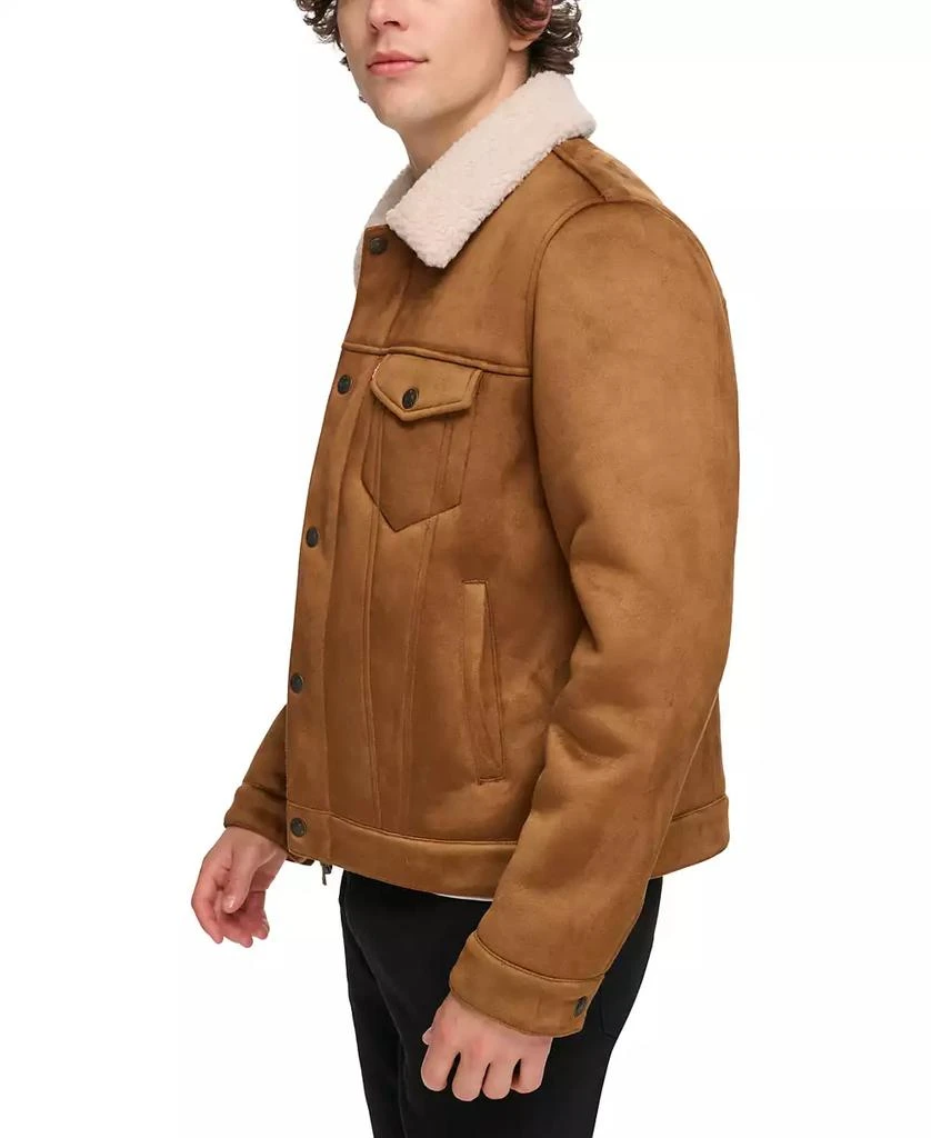 商品Levi's|Men's Relaxed-Fit Faux-Shearling Trucker Jacket,价格¥777,第5张图片详细描述