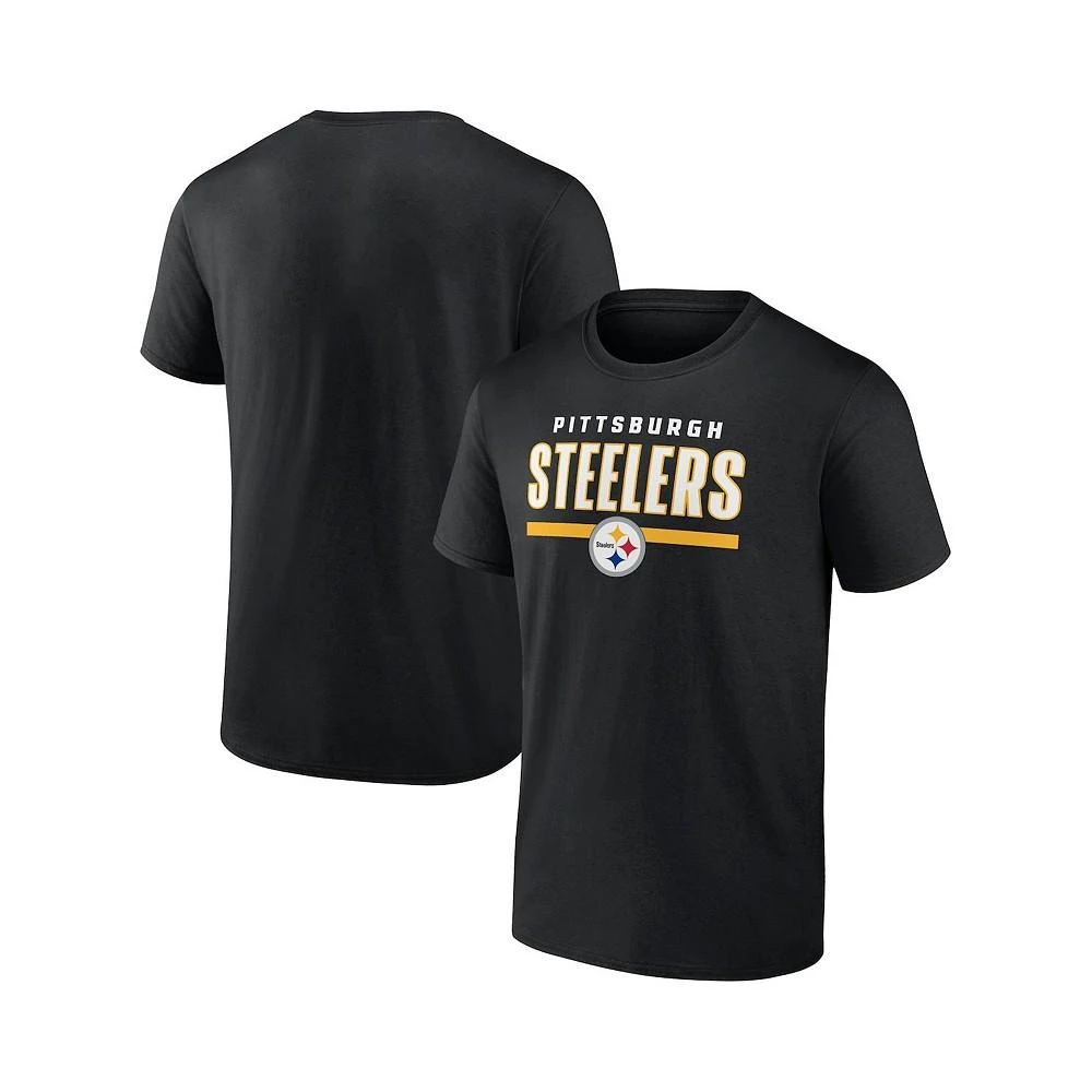 商品Fanatics|Men's Branded Black Pittsburgh Steelers Speed and Agility T-shirt,价格¥228,第1张图片