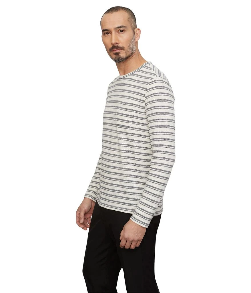 商品Vince|Chevron Stripe Long Sleeve Crew,价格¥1085,第1张图片