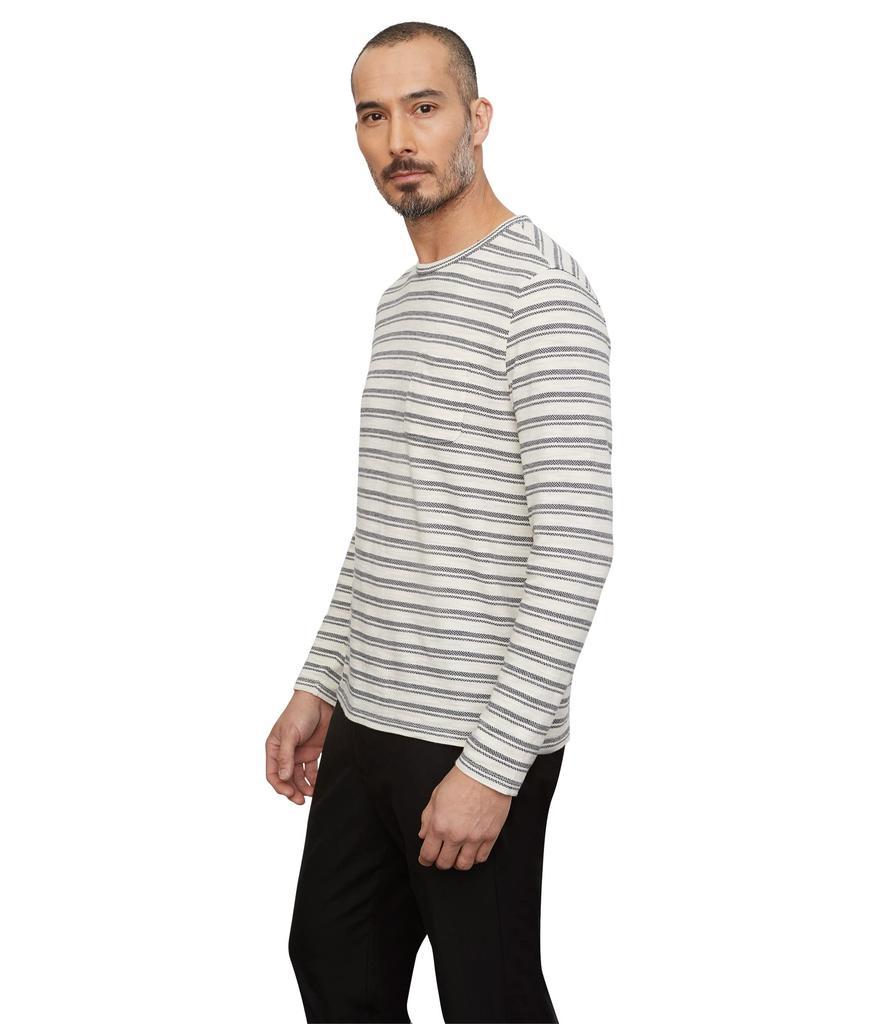 商品Vince|Chevron Stripe Long Sleeve Crew,价格¥731,第1张图片