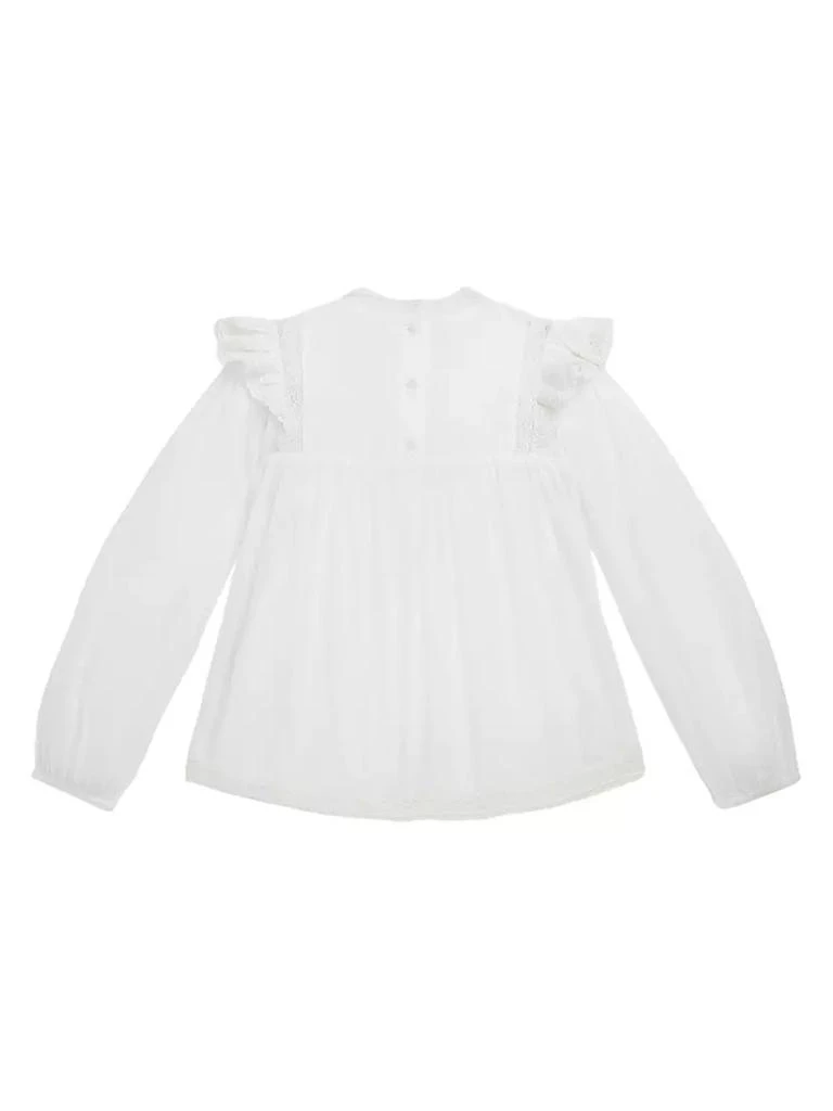 商品Ralph Lauren|Little Girl's & Girl's 60's Baptiste Ruffle Shirt,价格¥270,第2张图片详细描述