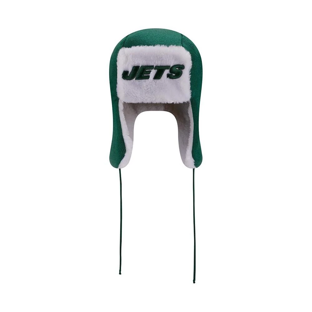 商品New Era|Men's Green New York Jets Helmet Head Trapper Knit Hat,价格¥261,第4张图片详细描述