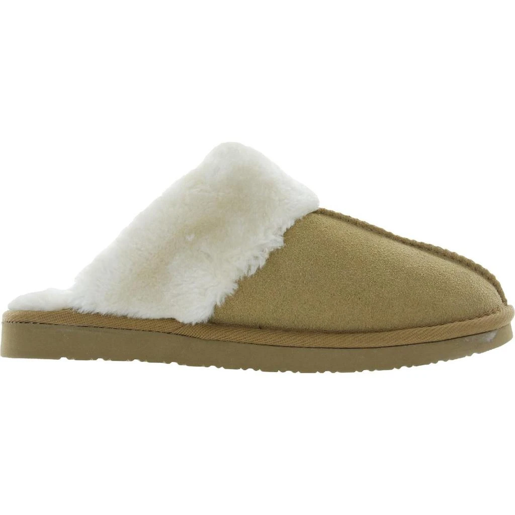 商品Minnetonka|Minnetonka Womens Chesney  Leather Slides Mule Sandals,价格¥249,第2张图片详细描述