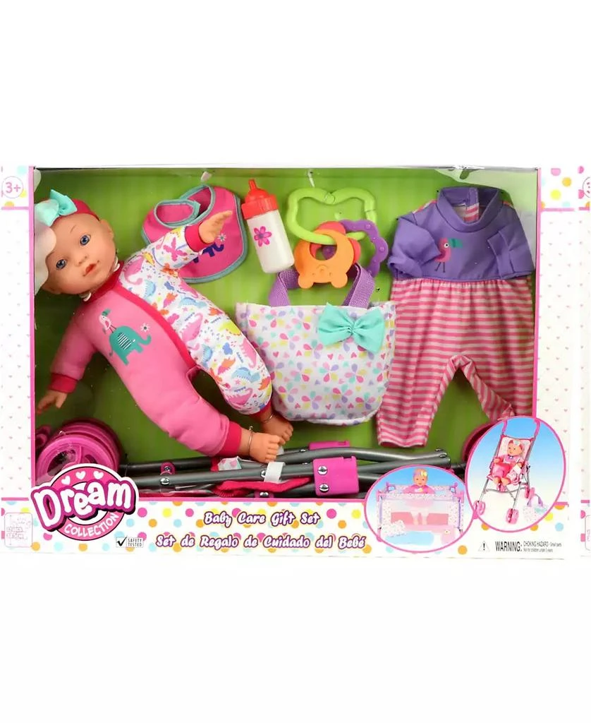 商品Redbox|Dream Collection 12" Baby Doll Care Gift Set with Stroller,价格¥225,第1张图片