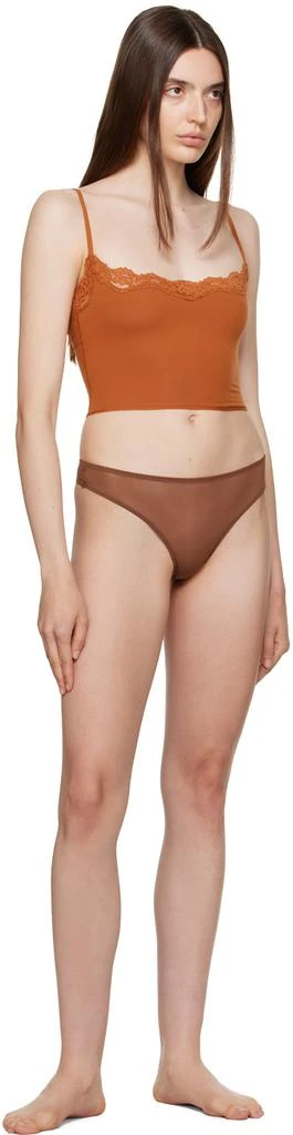 商品SKIMS|Brown Fits Everybody Corded Lace Camisole,价格¥254,第4张图片详细描述