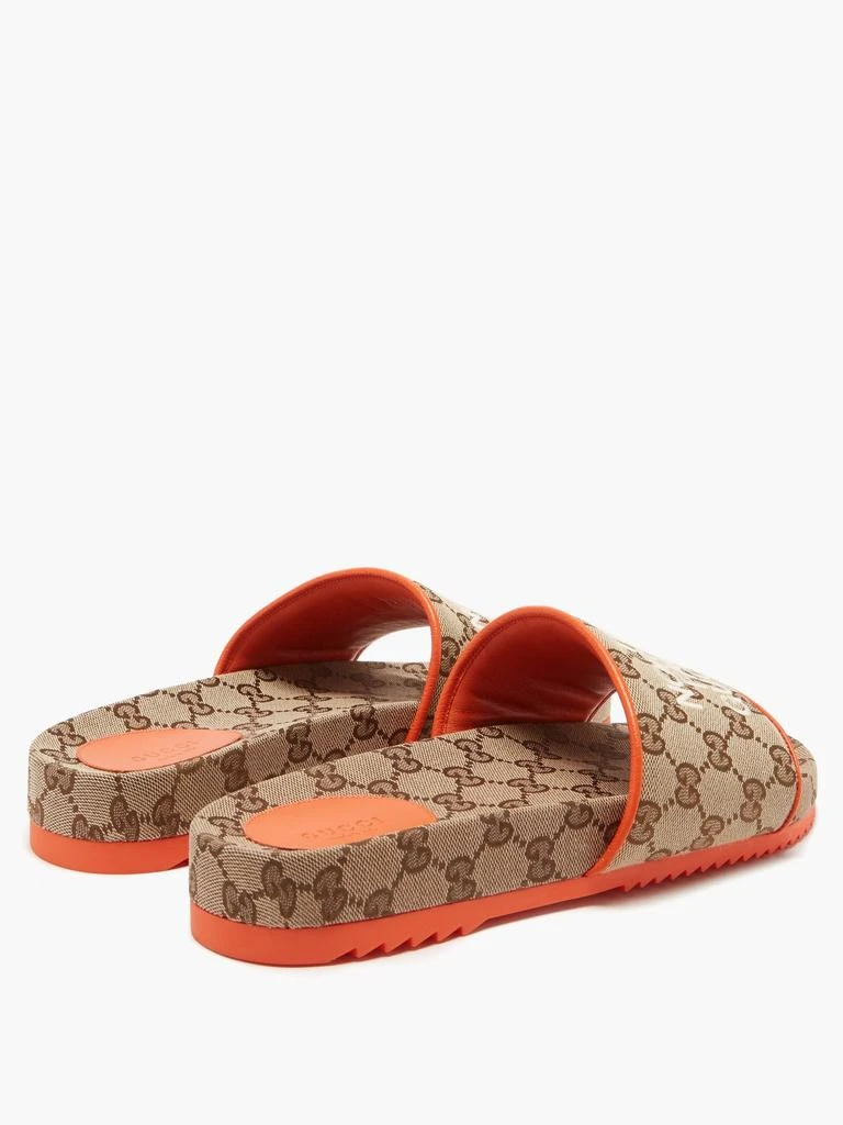 商品Gucci|X The North Face logo-embroidered slides,价格¥4699,第4张图片详细描述