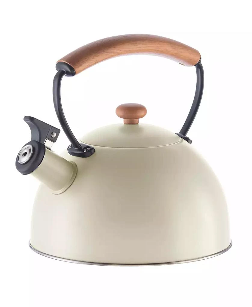 商品Oggi|2.5 Litre Whistling Tea Kettle with Wood Handle,价格¥222,第1张图片