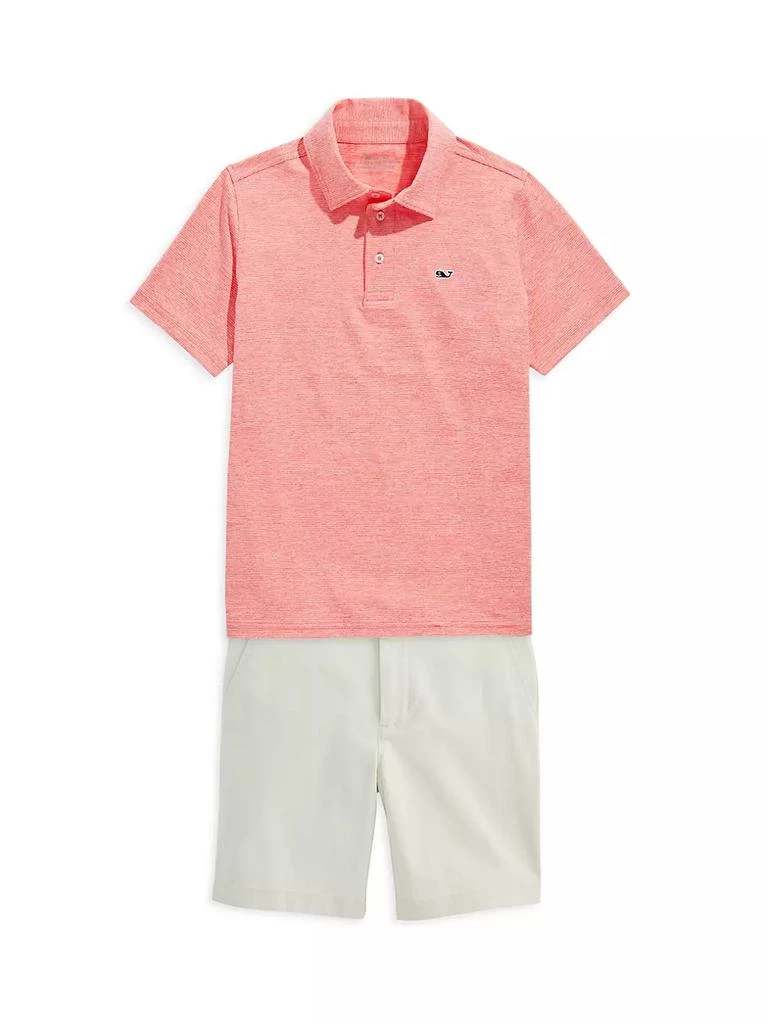 商品Vineyard Vines|Little Boy's &amp; Boy's Striped Polo Shirt,价格¥177,第2张图片详细描述