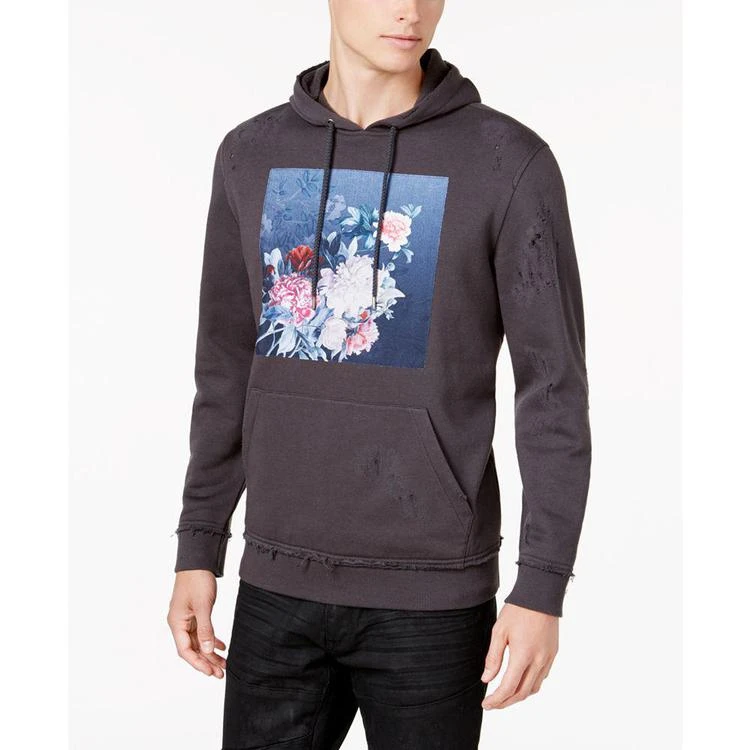 商品INC International|Men's Floral Graphic Hoodie, Created for Macy's,价格¥121,第1张图片