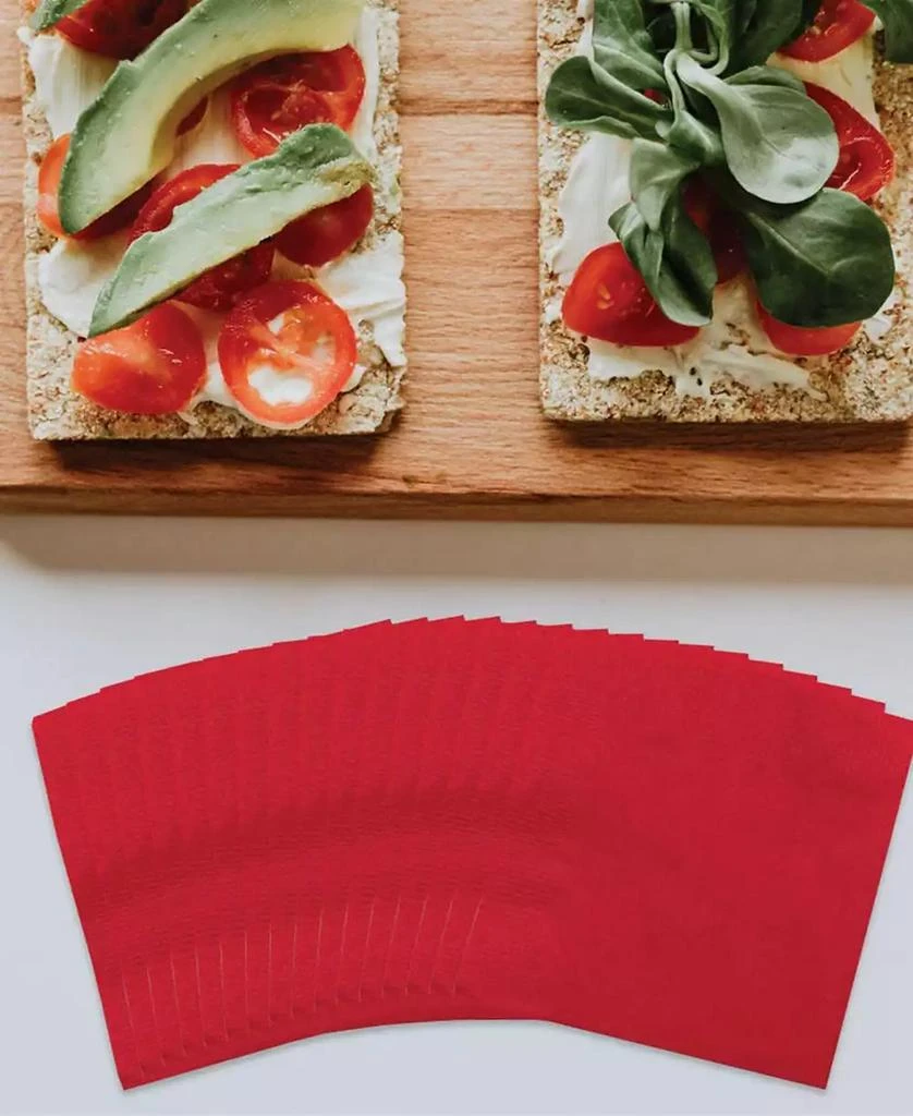 商品JAM Paper|Medium Lunch Napkins - 6.5" x 6.5" - 40 Per Pack,价格¥60,第4张图片详细描述