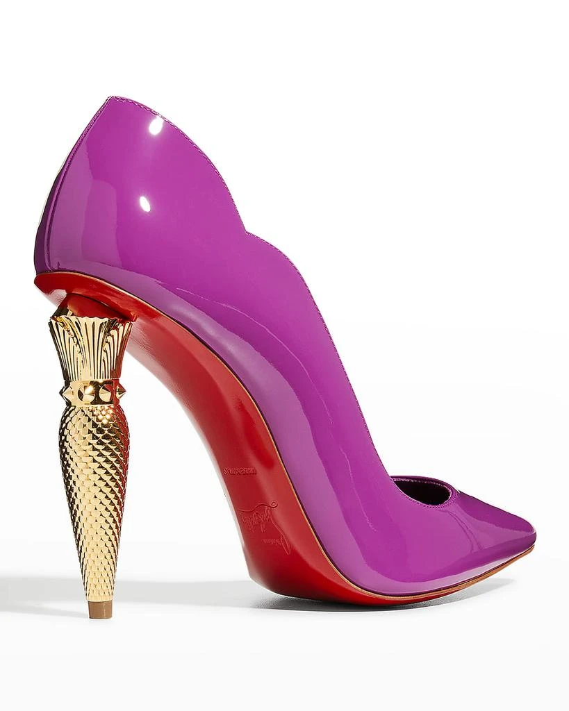 商品Christian Louboutin|Lip Chick Patent Red Sole Pumps,价格¥9210,第3张图片详细描述