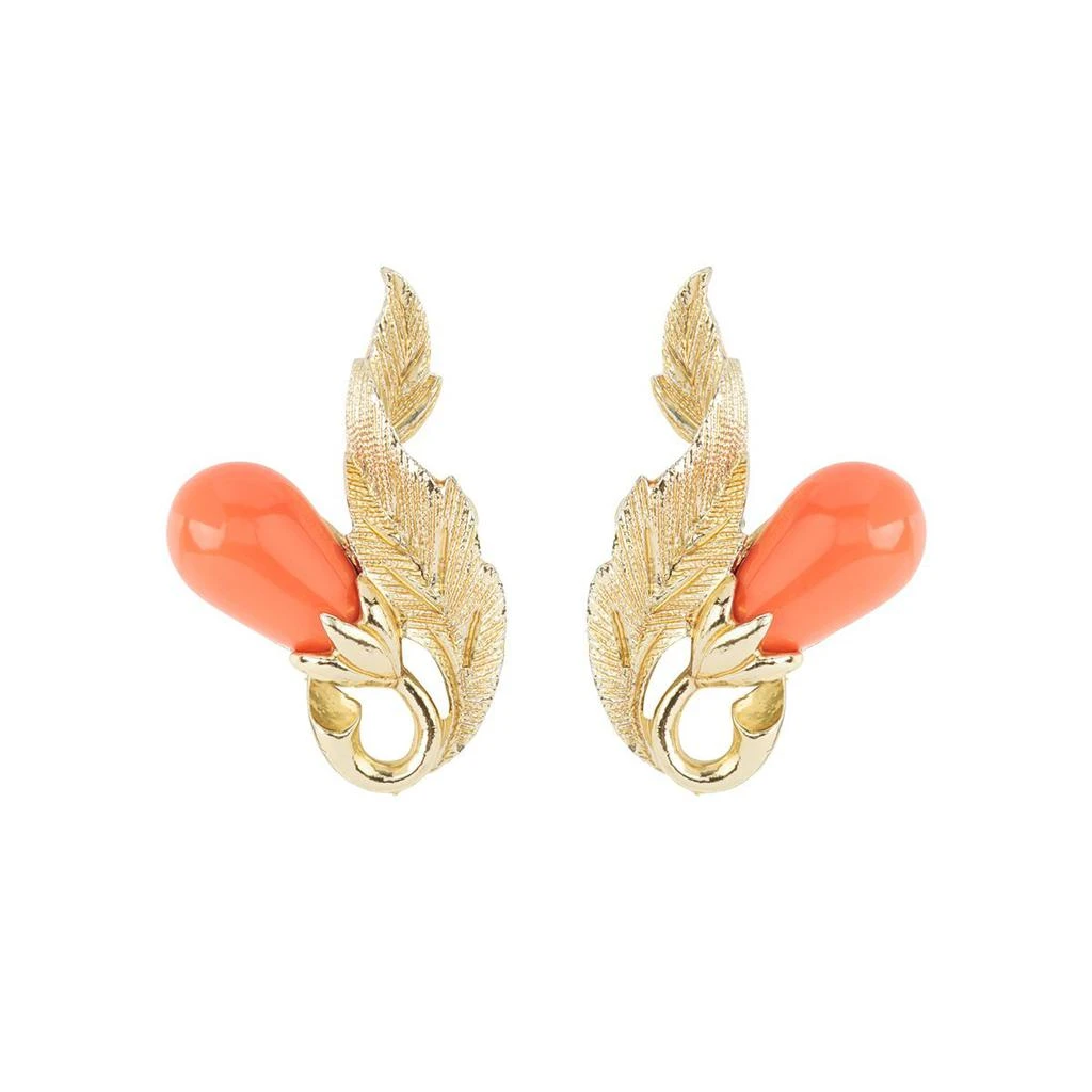 商品[二手中古商品] Susan Caplan Vintage|1960s vintage sarah coventry faux coral clip-on earrings,价格¥624,第1张图片