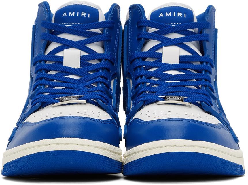 商品AMIRI|Blue & White Skel Top Hi Sneakers,价格¥5159,第4张图片详细描述
