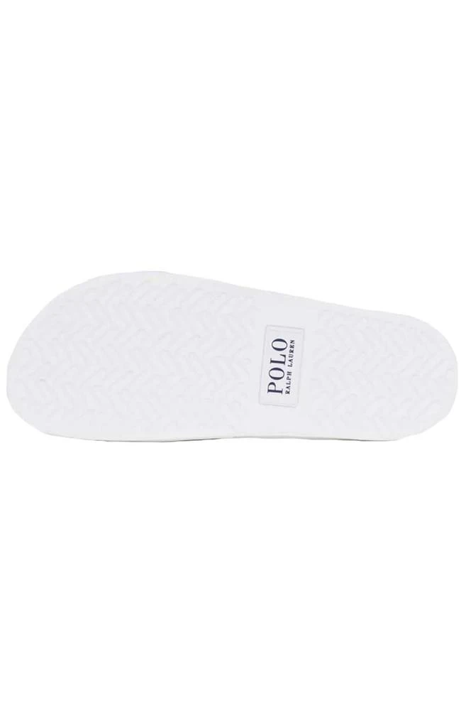 商品Ralph Lauren|(809852071001) Polo Sport Slides - White,价格¥259,第4张图片详细描述