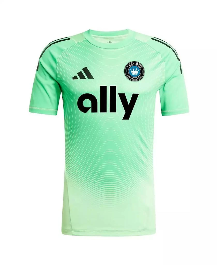 商品Adidas|Men's Green Charlotte FC 2025 Goalkeeper Jersey,价格¥893,第3张图片详细描述