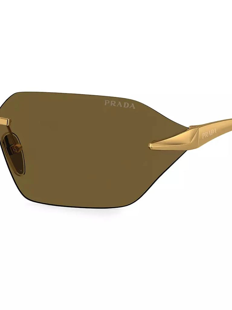 商品Prada|71MM Metal Rimless Sunglasses,价格¥4688,第3张图片详细描述