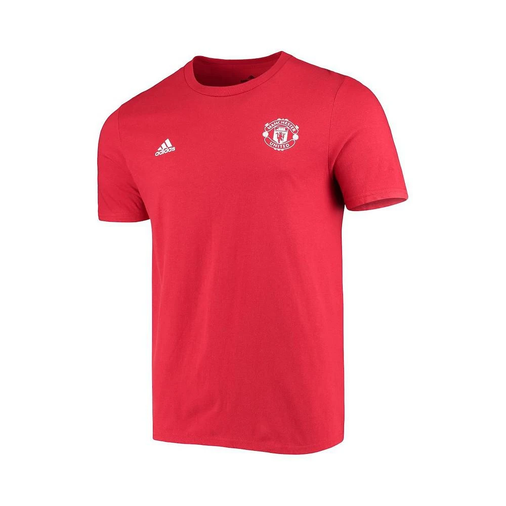 商品Adidas|Men's Marcus Rashford Red Manchester United Amplifier Name and Number T-shirt,价格¥241,第3张图片详细描述