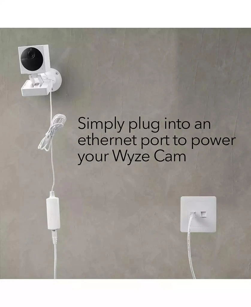 商品Wasserstein|PoE Power Adapter for Wyze Cam V3 and Outdoor Only - Continuously Power Your Security Cam with USB Ethernet Adapter,价格¥164,第2张图片详细描述