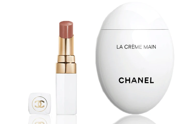 商品[国内直发] Chanel|香奈儿 白管润唇膏白蛋手霜组合 护理套装 舒缓肌肤防裂滋润 两件套,价格¥867,第6张图片详细描述