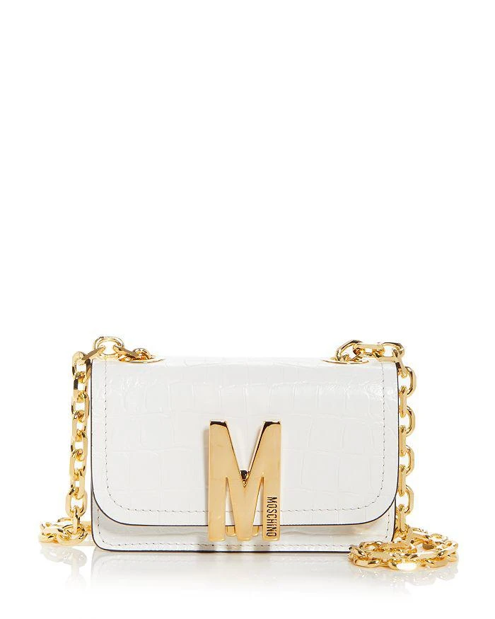 商品Moschino|Croc Embossed Leather Crossbody,价格¥6306,第1张图片