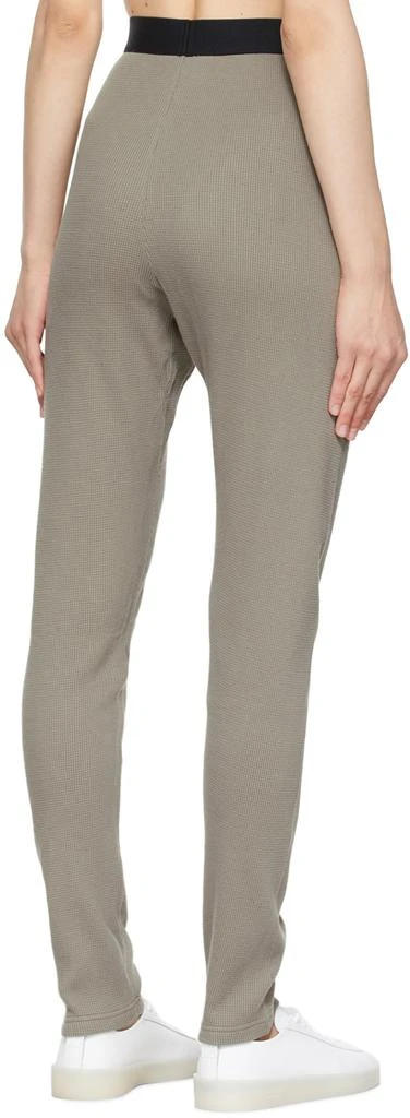 商品Essentials|Grey Thermal Waffle Logo Lounge Pants,价格¥263,第3张图片详细描述