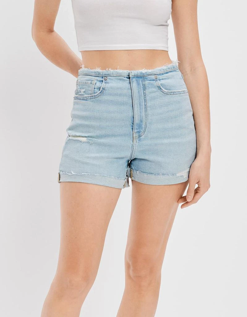 商品AE|AE Stretch Denim Mom Short,价格¥183,第1张图片