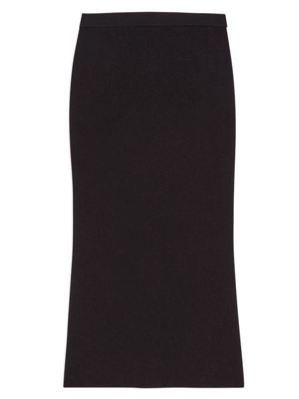 商品Theory|Compact Rib-Knit Straight Midi Skirt,价格¥938,第4张图片详细描述