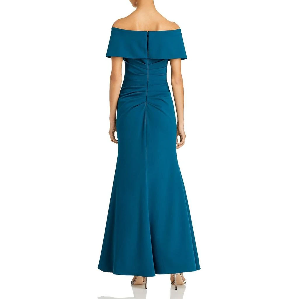 商品AQUA|Aqua Womens Cuff Wrap Off-The-Shoulder Evening Dress,价格¥233,第2张图片详细描述
