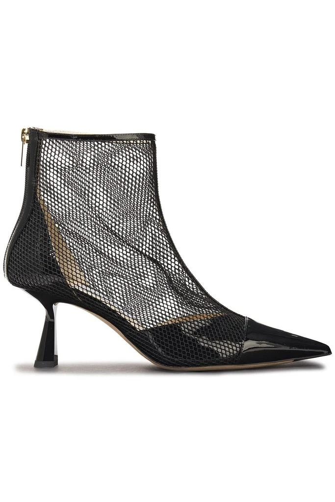 商品Jimmy Choo|Kix 65 mesh and patent-leather ankle boots,价格¥4724,第1张图片