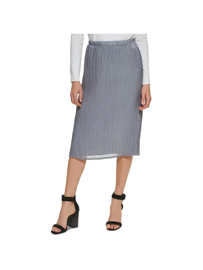 商品Calvin Klein|Womens Crinkle Midi Pleated Skirt,价格¥176,第1张图片