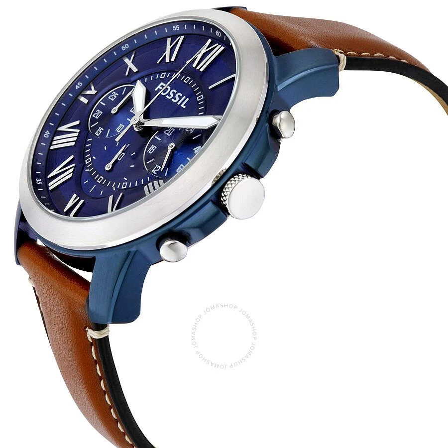 商品Fossil|Grant Chronograph Blue Dial Men's Watch FS5151,价格¥651,第2张图片详细描述