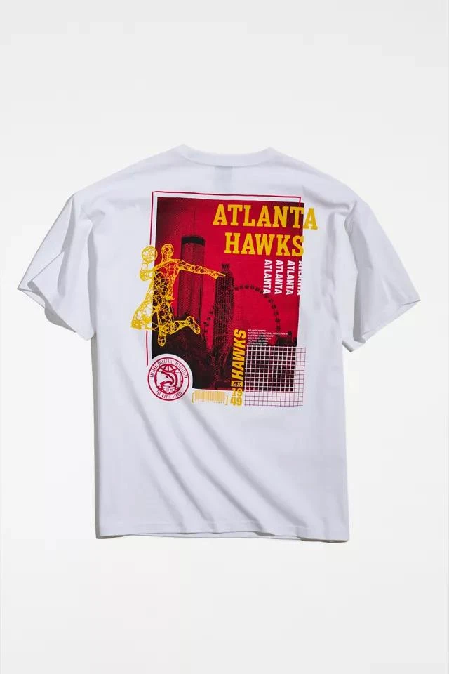 商品Urban Outfitters|ULTRA GAME Atlanta Hawks Big City Boxy Fit Tee,价格¥76,第2张图片详细描述