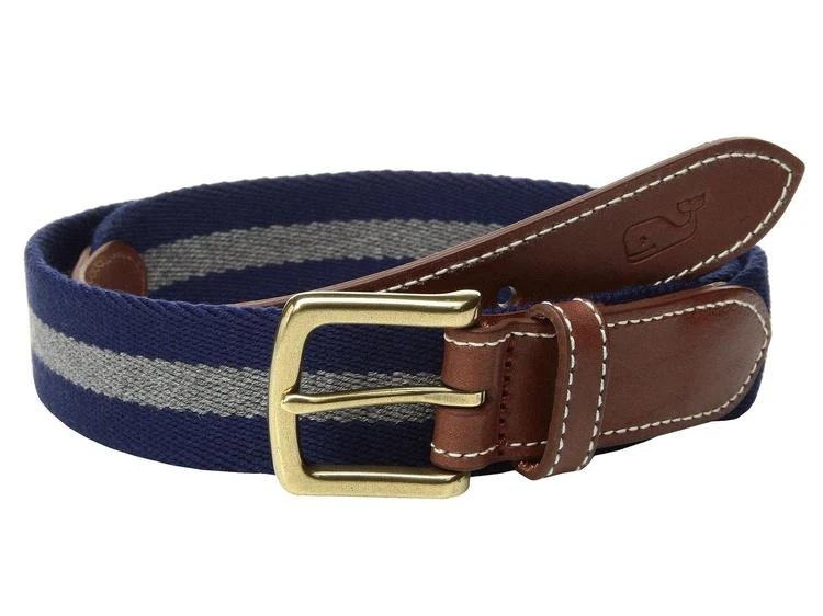 商品Vineyard Vines|Heathered Wool Canvas Club Belt,价格¥210,第1张图片