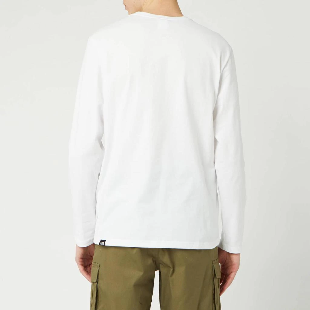 商品The North Face|The North Face Men's Long Sleeve Fine T-Shirt - TNF White,价格¥207,第2张图片详细描述