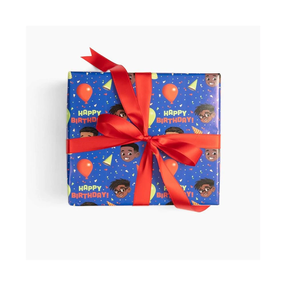 商品Greentop Gifts|Happy Birthday! Red Balloons Gift Wrap,价格¥64,第1张图片