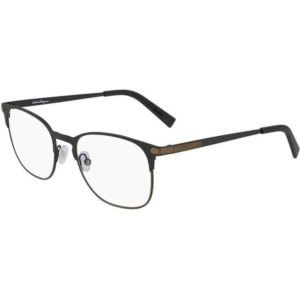 商品Salvatore Ferragamo|Salvatore Ferragamo Men's Eyeglasses - Army Green/Gold | SALVATORE FERRAGAMO2191 327,价格¥520,第1张图片