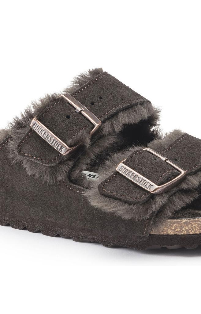 商品Birkenstock|(1020566) Arizona Shearling Sandals - Mocha,价格¥601,第5张图片详细描述