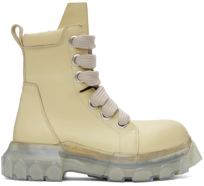 Rick Owens]Rick Owens男靴|Off-White Jumbo Laced Bozo Tractor Boots