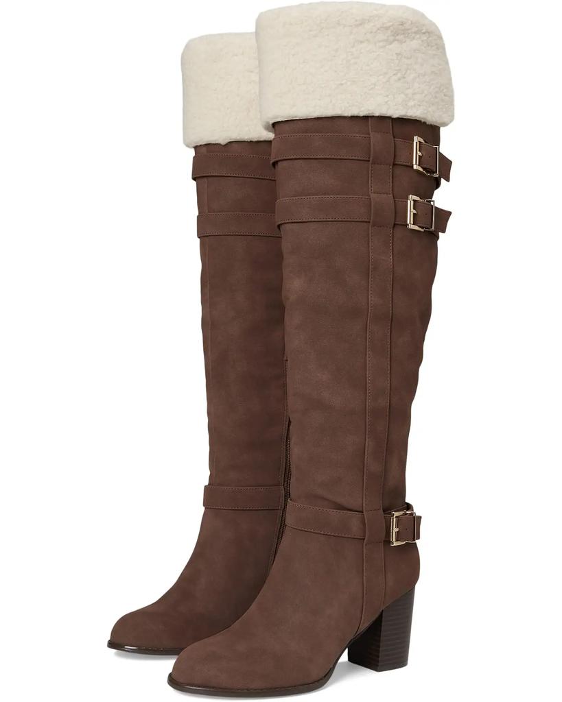 Journee Women's Alyza Over-the-Knee Sherpa Boots image 2