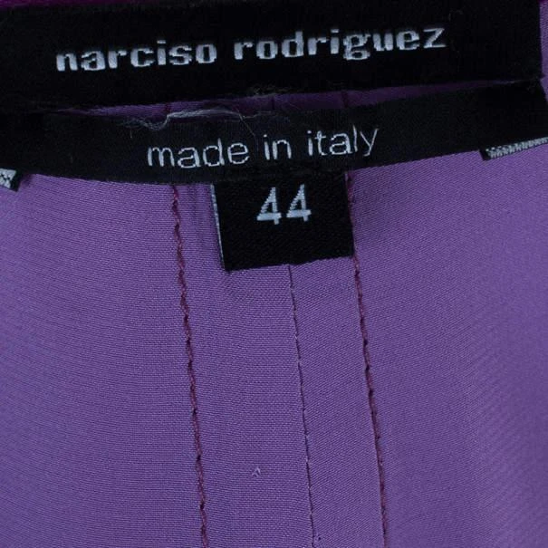 Narciso Rodriguez Purple Satin Panel Shift Dress M 商品