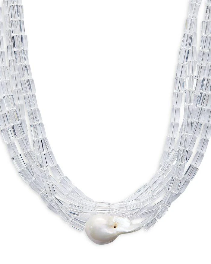 商品Timeless Pearly|Cultured Freshwater Pearl Pendant Beaded Necklace, 15",价格¥1754,第3张图片详细描述