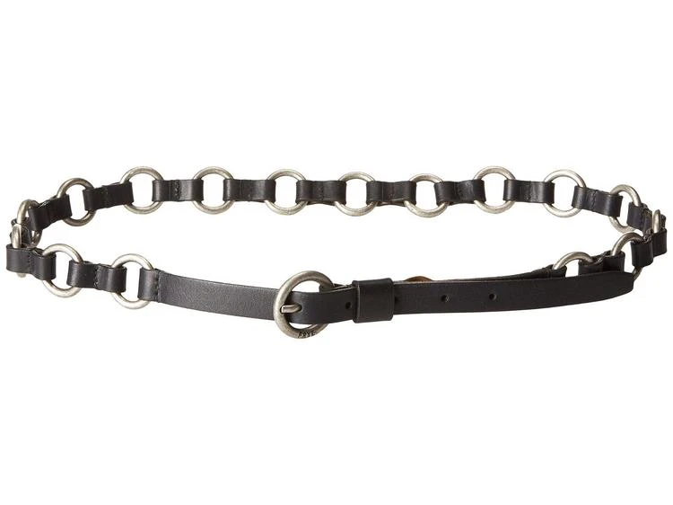 商品Frye|13mm Leather and Metal Ring Belt on Logo Harness Buckle,价格¥370,第1张图片