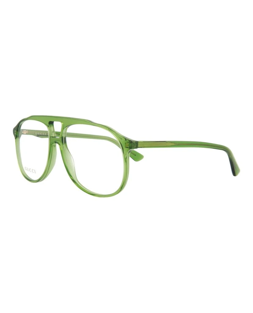 商品Gucci|Aviator-Style Acetate Optical Frames,价格¥640,第2张图片详细描述