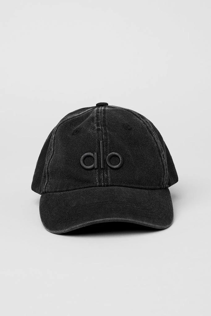商品Alo|Washed Off-Duty Cap - Vintage Navy,价格¥600,第3张图片详细描述