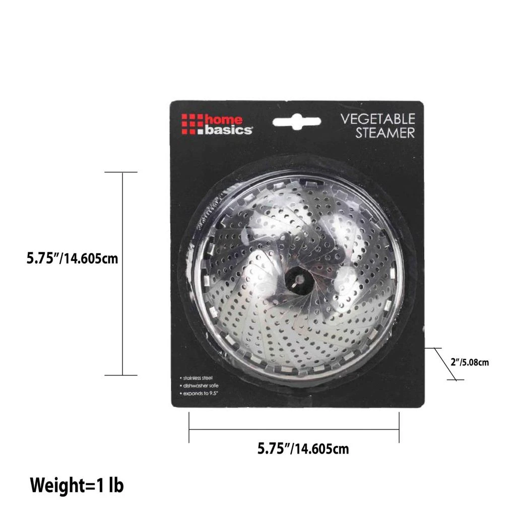商品Home Basics|Home Basics Stainless Steel Vegetable Steamer,价格¥115,第2张图片详细描述