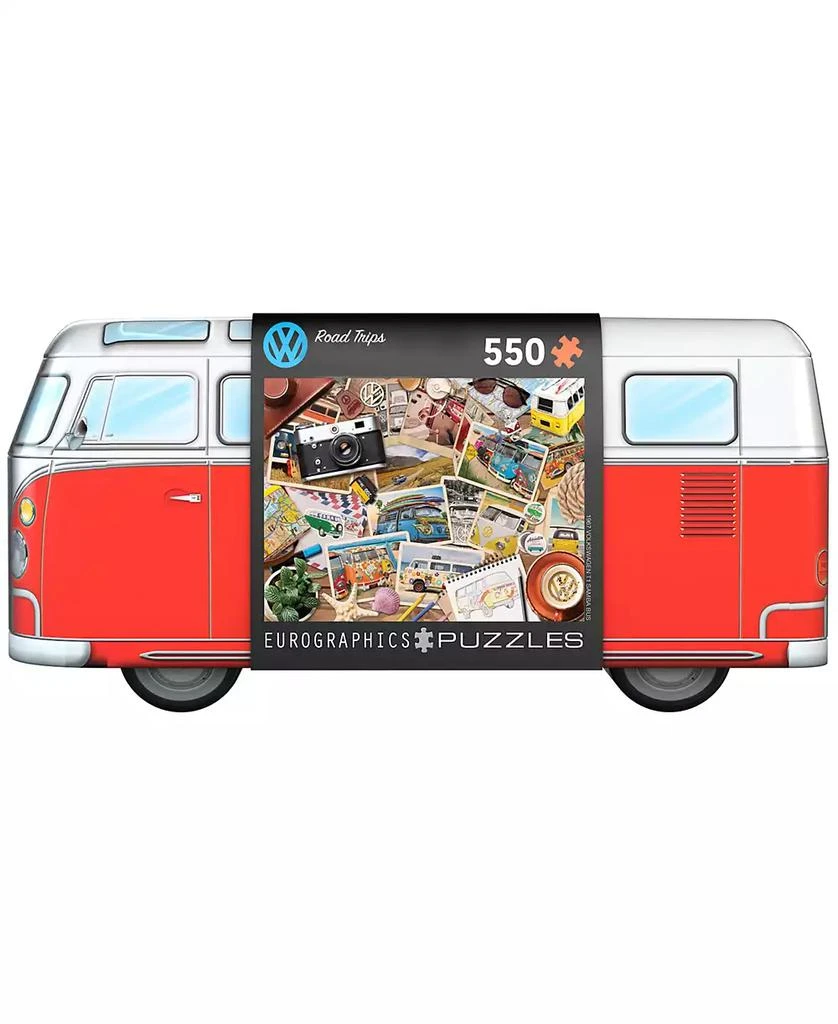 商品Eurographics|Incorporated Volkswagen Road Trips Collectible Bus-Shaped Tin Puzzle, 550 Pieces,价格¥180,第2张图片详细描述