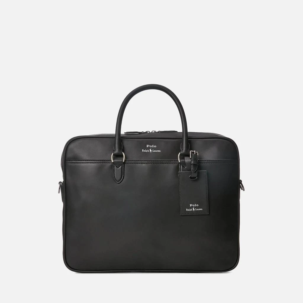 商品Ralph Lauren|Polo Ralph Lauren Men's Smooth Leather Business Case - Black,价格¥2670,第1张图片