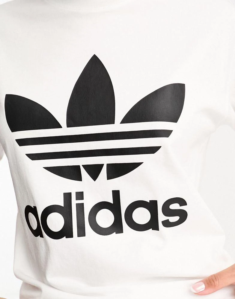 商品Adidas|adidas Originals Adicolor long sleeve t-shirt in white,价格¥280,第2张图片详细描述