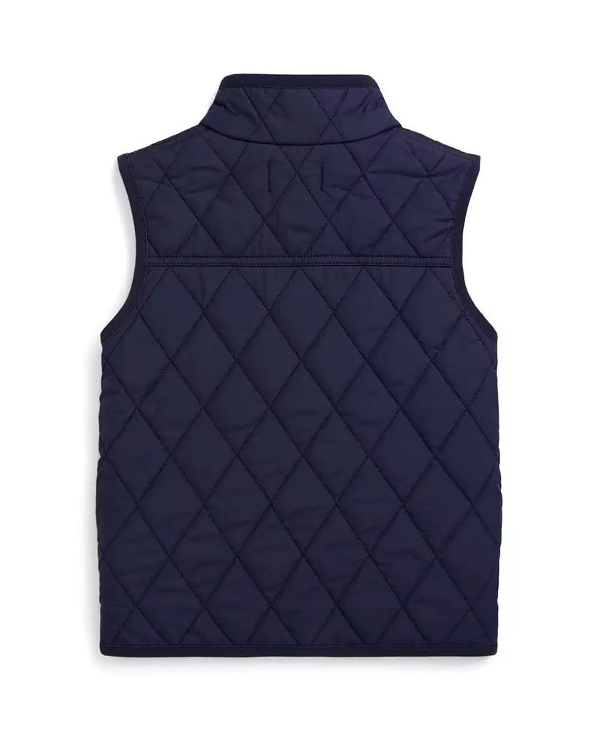 商品Ralph Lauren|Toddler and Little Boys 2-7 Fleece-Lined Quilted Vest,价格¥509,第2张图片详细描述