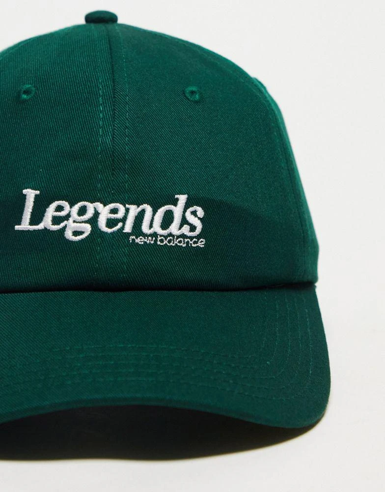 商品New Balance|New Balance legends cap in off nightwatch green,价格¥192,第3张图片详细描述